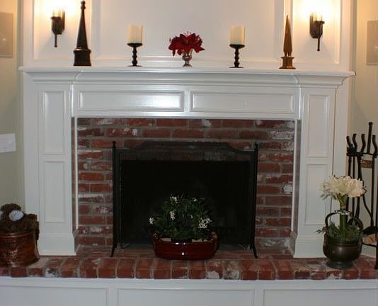 Custom Living Room Fireplace Mantle