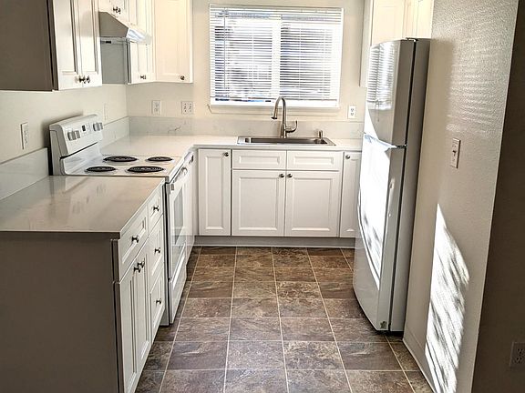 Brand new kitchen cabinets and counters and large farmhouse sink!