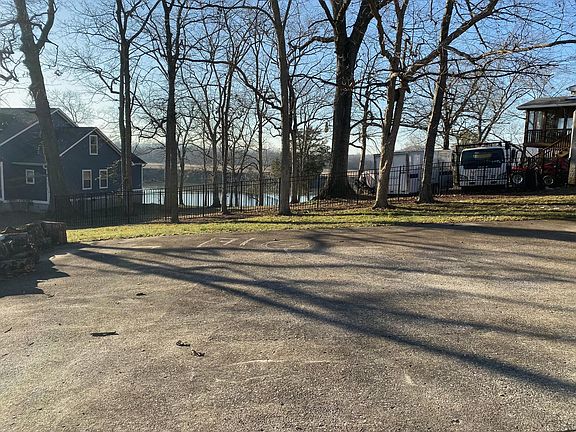 ample off-street parking behind the house and view of the river