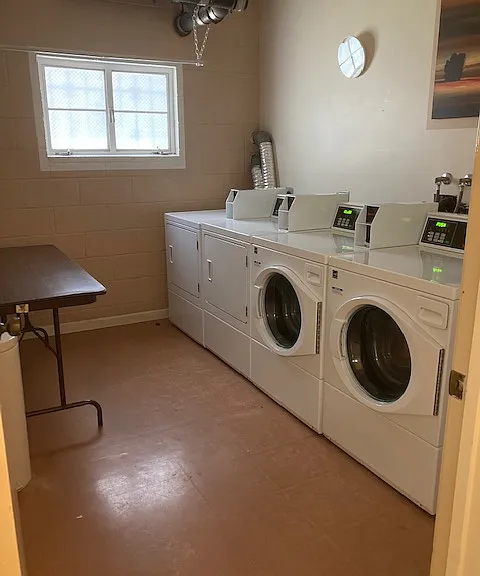 On Site Laundry Room (coin operated)