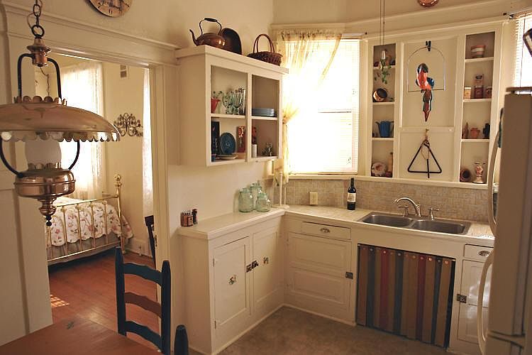 Kitchen; doorway leads to Den