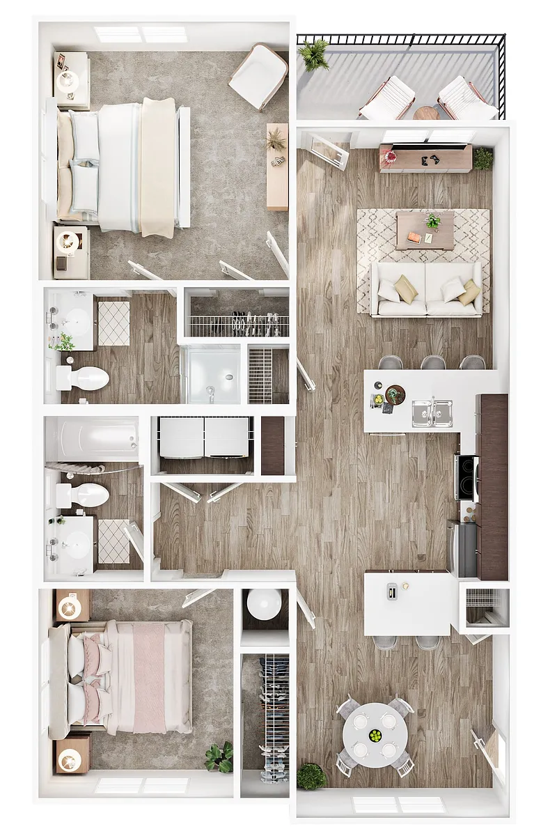 Floor plan 2B