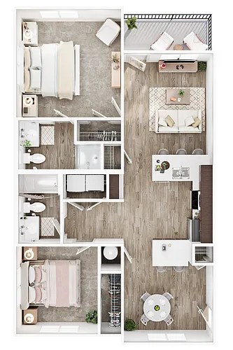 Floor plan 2B
