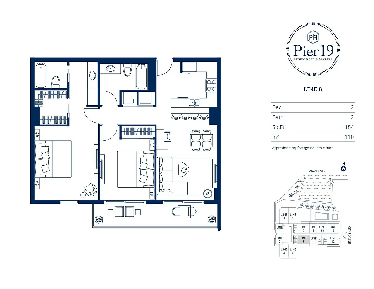 Floor plan LINE 8