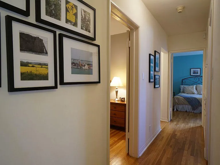 Master bedroom on left, second bath on the right with bedrooms 2 and 3 down the hall