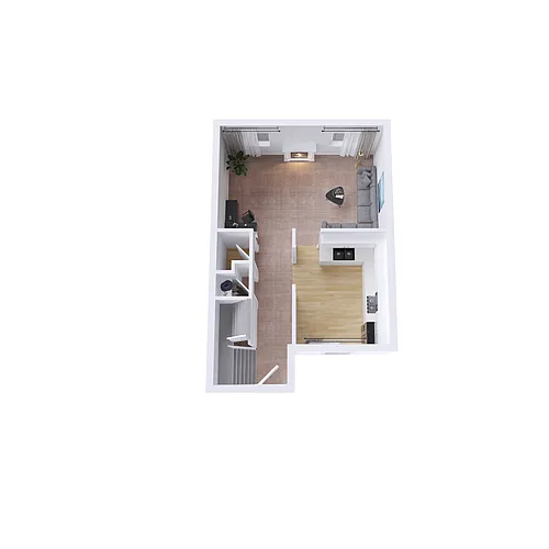 Floor plan 2 Bedroom Townhome