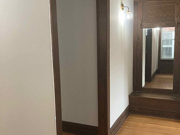 Front hall with coat hanging area