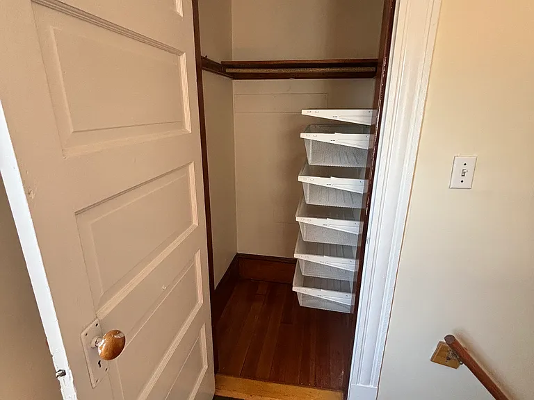 Second floor bedroom closet