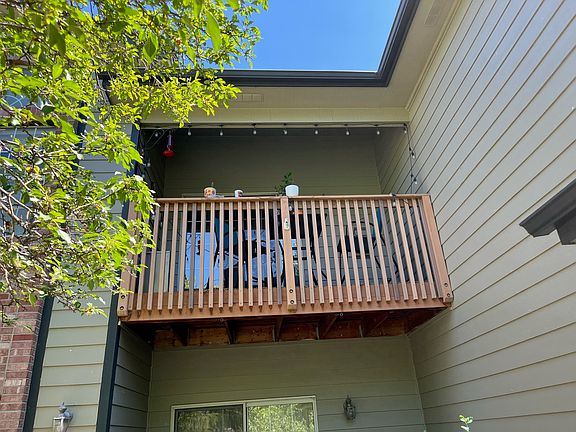 Exterior view of balcony