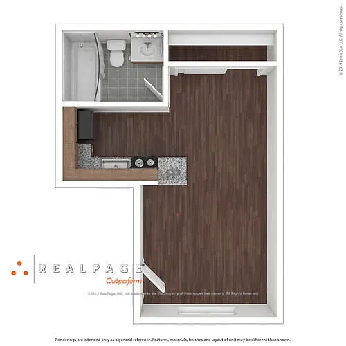 Floor plan Studio