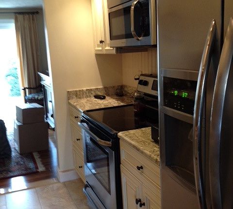 Kitchen with Stainless appliances