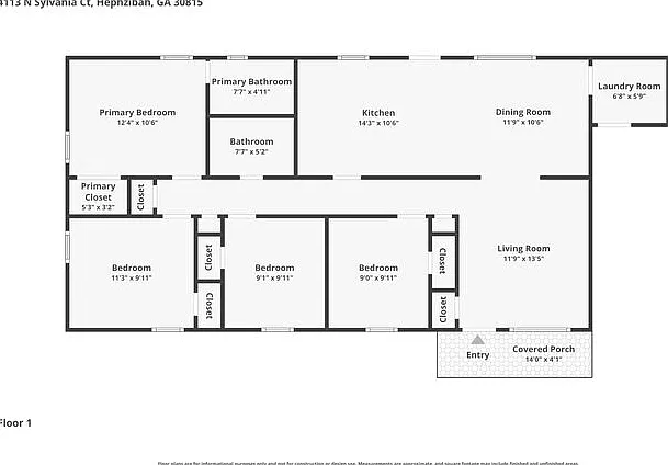 4 bed, 2.0 bath, 1332 sqft, $1,345 — Photo 2