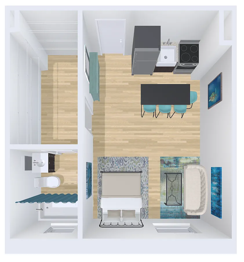 Floor plan studio 6