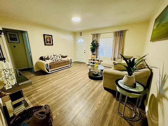 living room area from the kitchen