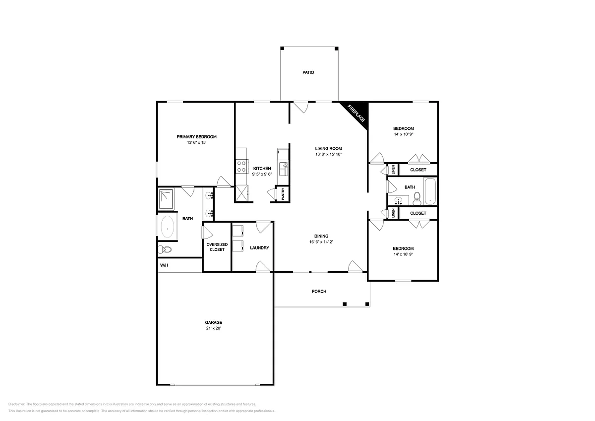 Floor plan Plan 1