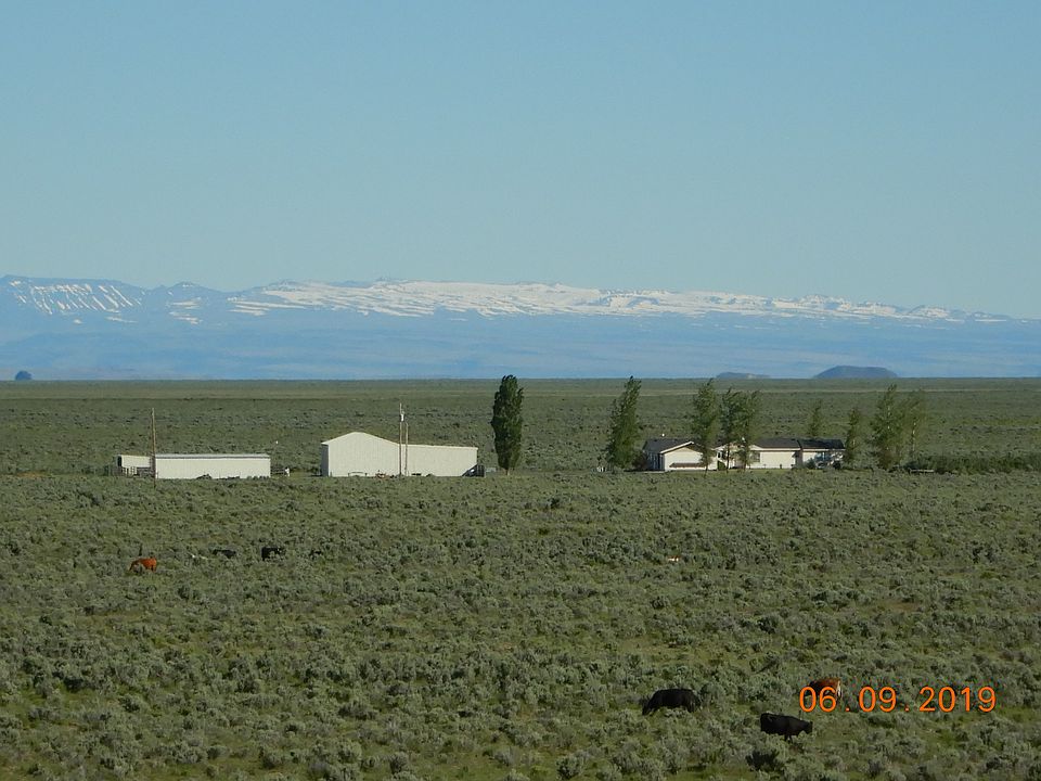 View of Steens Mountain. 