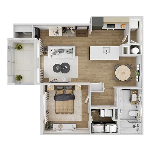 Floor plan A1SR