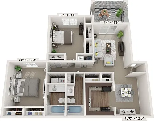 Floor plan B2A