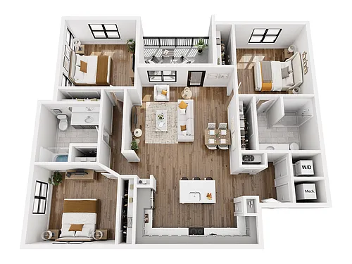 Floor plan Ruby AFF
