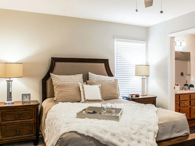 Two Large Bedrooms, One with Ensuite Closet and Bathroom