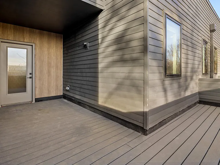 1st level patio off kitchen with mudroom