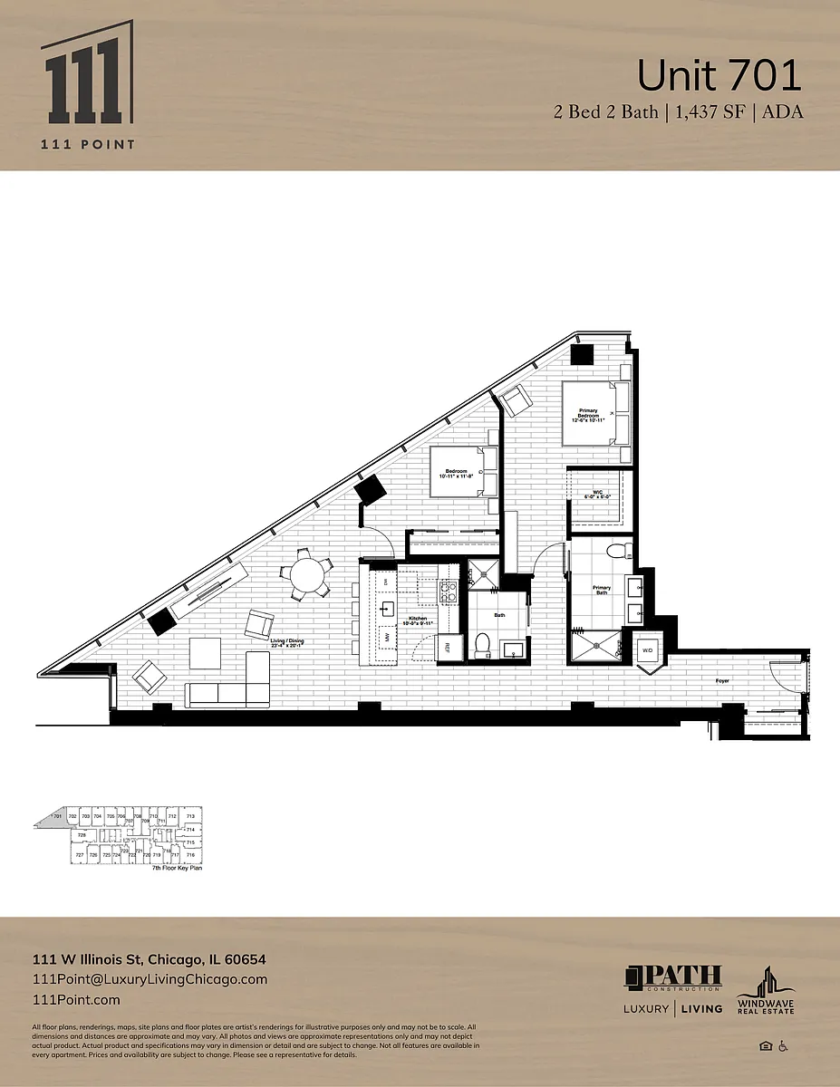 Floor plan 701