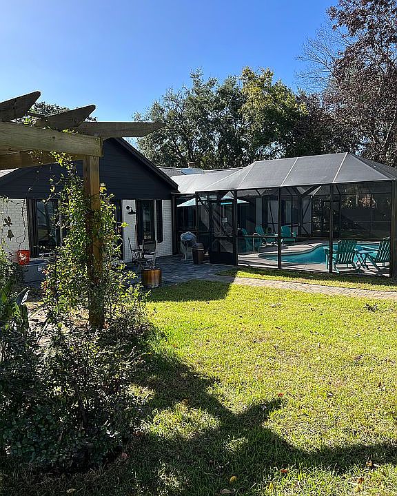 Rear patio