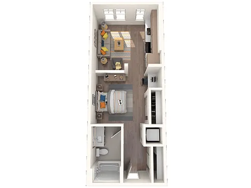 Floor plan Bed Posts