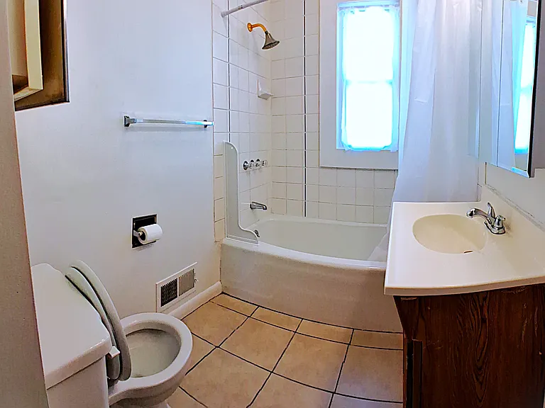 bathroom from door