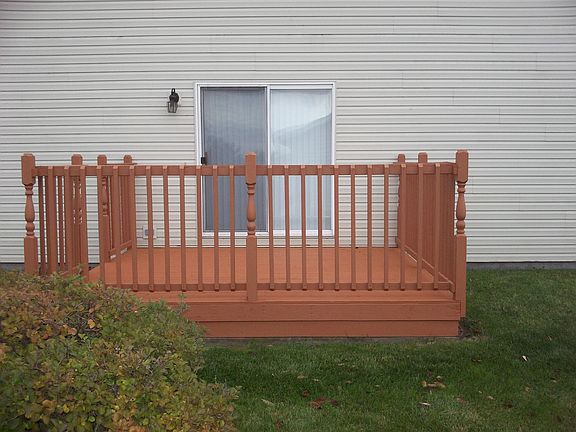 Side of property/deck