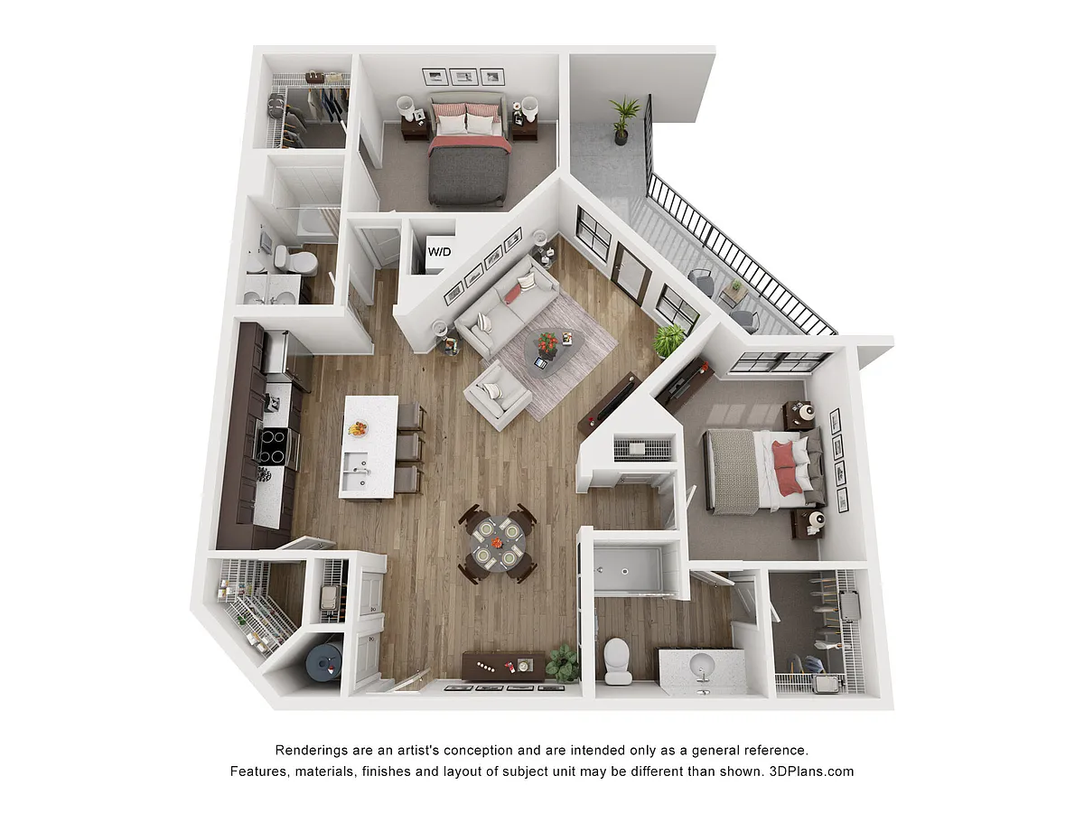 Floor plan The Carter