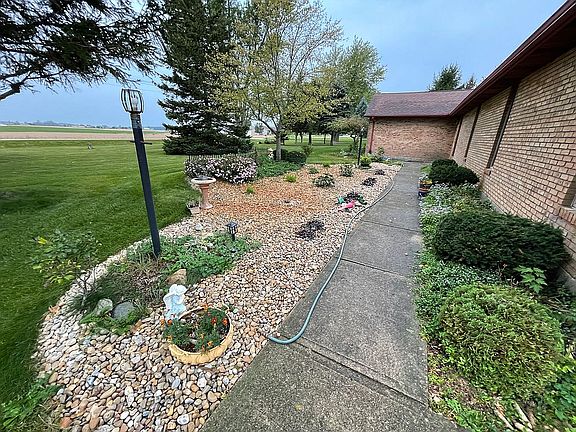 Front side flower bed