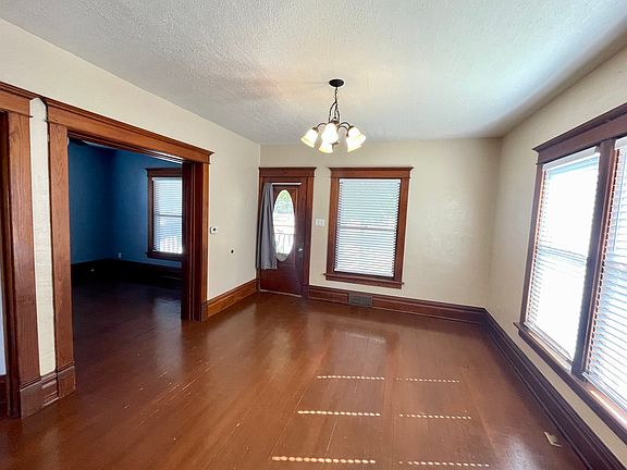 Spacious dining room.