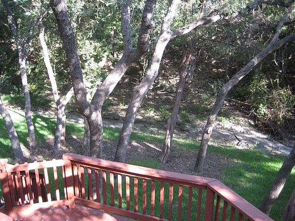 view from 2 level deck