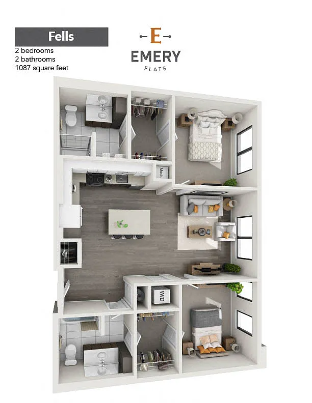 Floor plan Fells