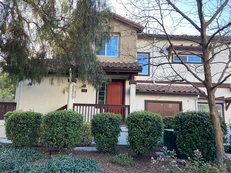 Front door with porch