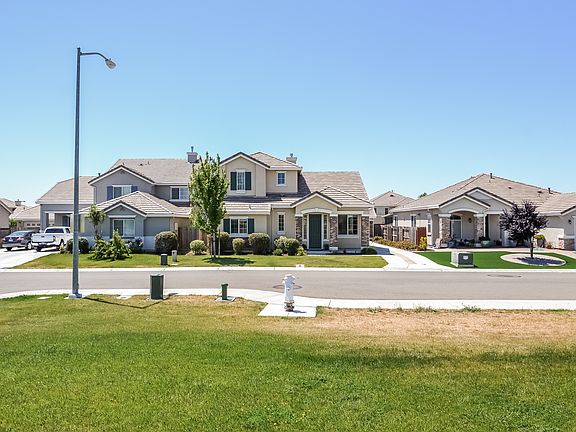 Grassy field across street