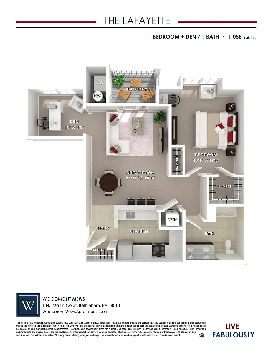 Floor plan Lafayette