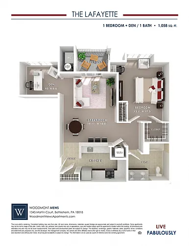 Floor plan Lafayette