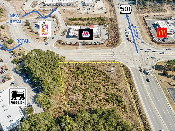 2nd image of TBD Belle Terre Blvd. #HWY 501 & 137 REMAINDER OF TRACT 1