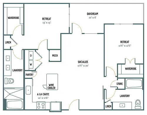 Floor plan B3