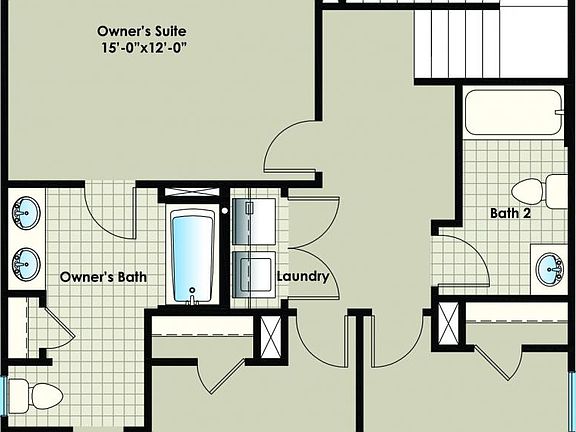 The Vision Second Floor Plan