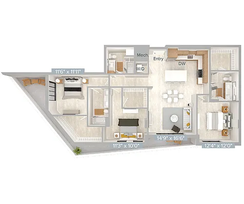 Floor plan C3