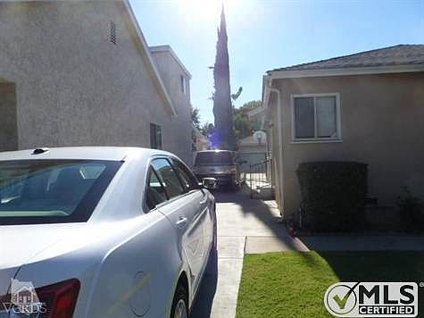 Long gated driveway
