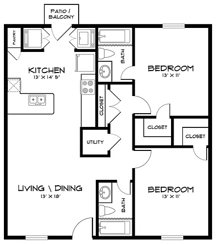 Floor plan B2