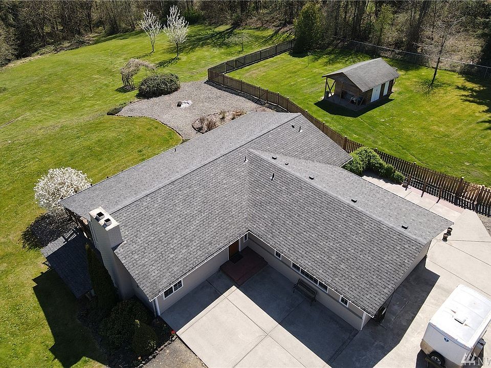 Over 5 acres of land. 