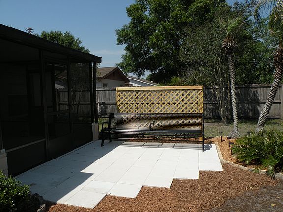 E side of house looking N