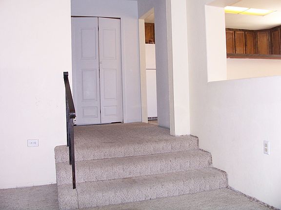 3 steps up to the rest of the house