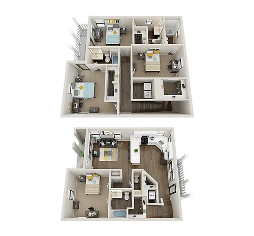 Floor plan 4x4.5 Premium