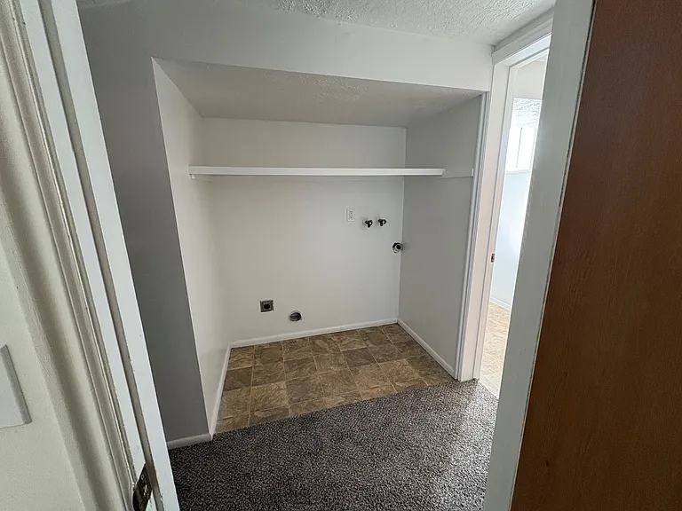 Laundry hook-ups available in the unit for full sized washer and dryer!